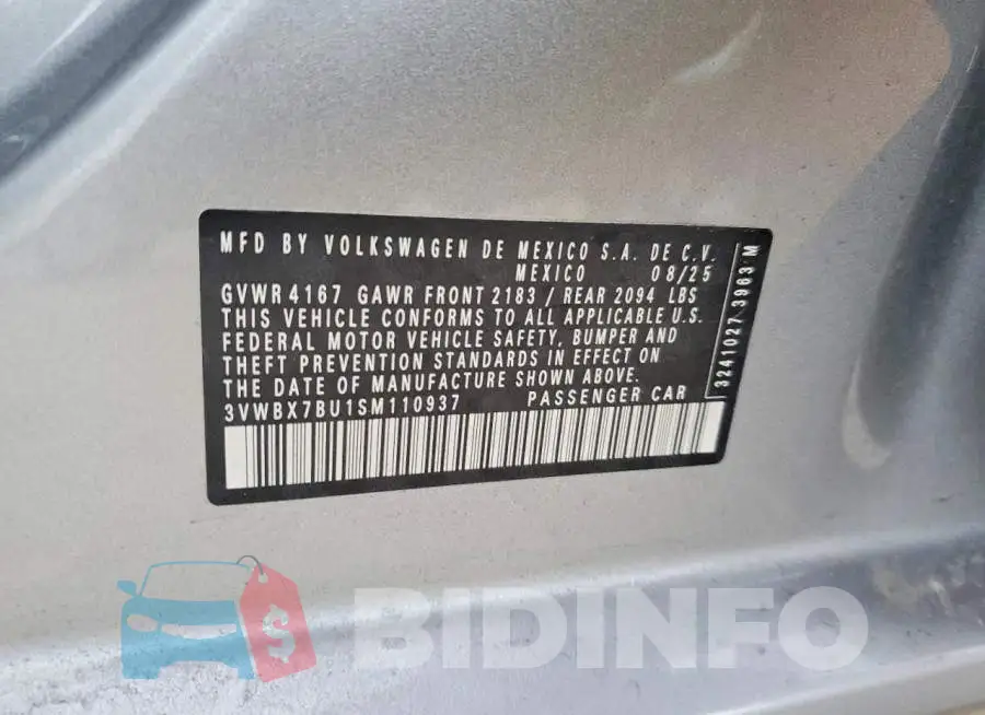 3VWBX7BU1SM110937 Photo# 12