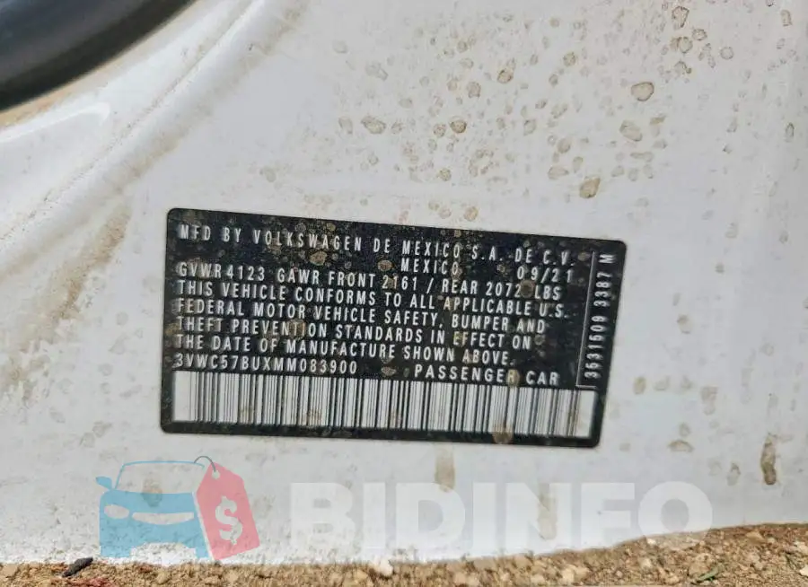 3VWC57BUXMM083900 Photo# 12