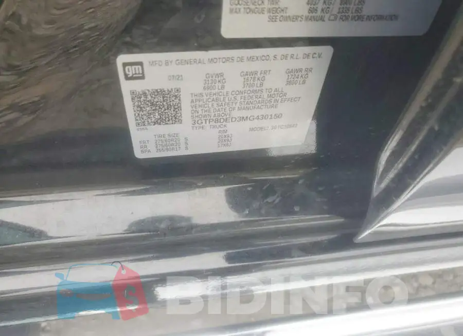 3GTP8DED3MG430150 Photo# 12