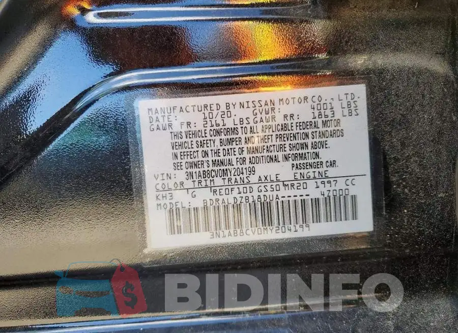 3N1AB8CV0MY204199 Photo# 12