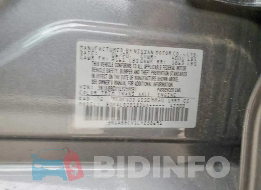 3N1AB8CV1LY258691 Photo# 12