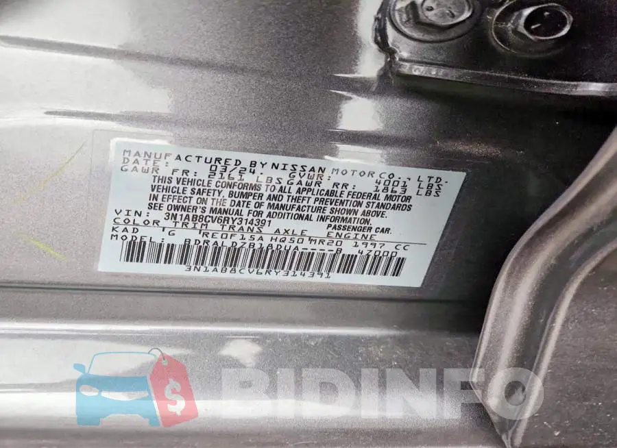 3N1AB8CV6RY314391 Photo# 12