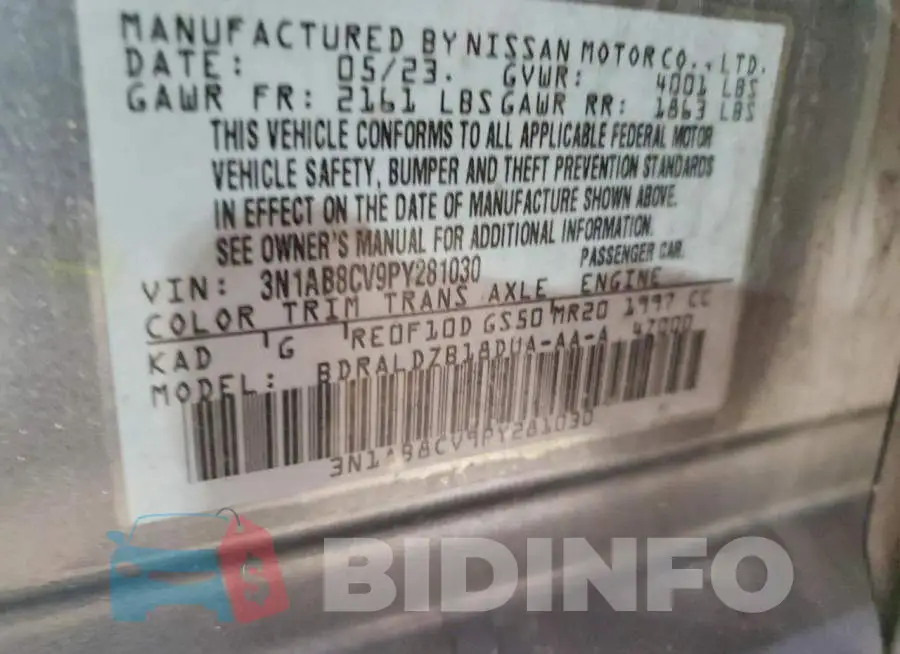 3N1AB8CV9PY281030 Photo# 12