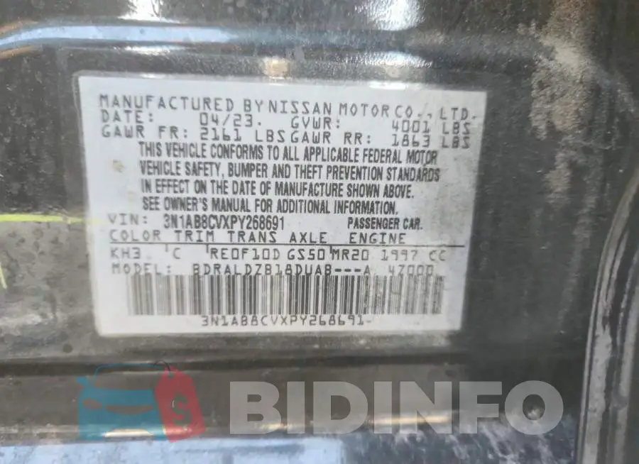 3N1AB8CVXPY268691 Photo# 12