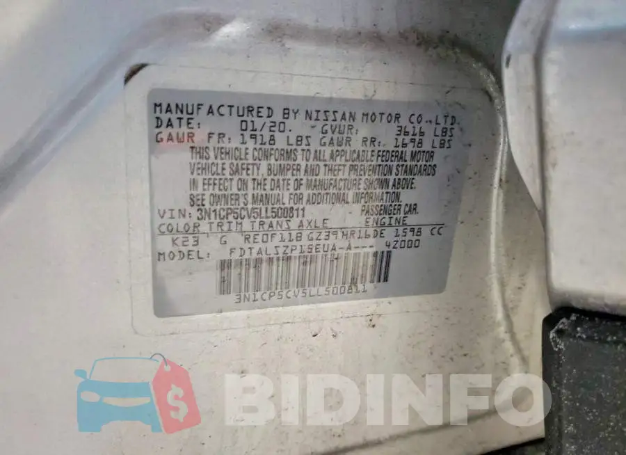 3N1CP5CV5LL500811 Photo# 12