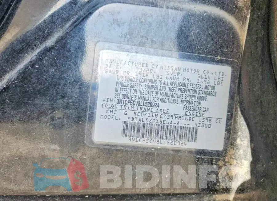 3N1CP5CV8LL520924 Photo# 14