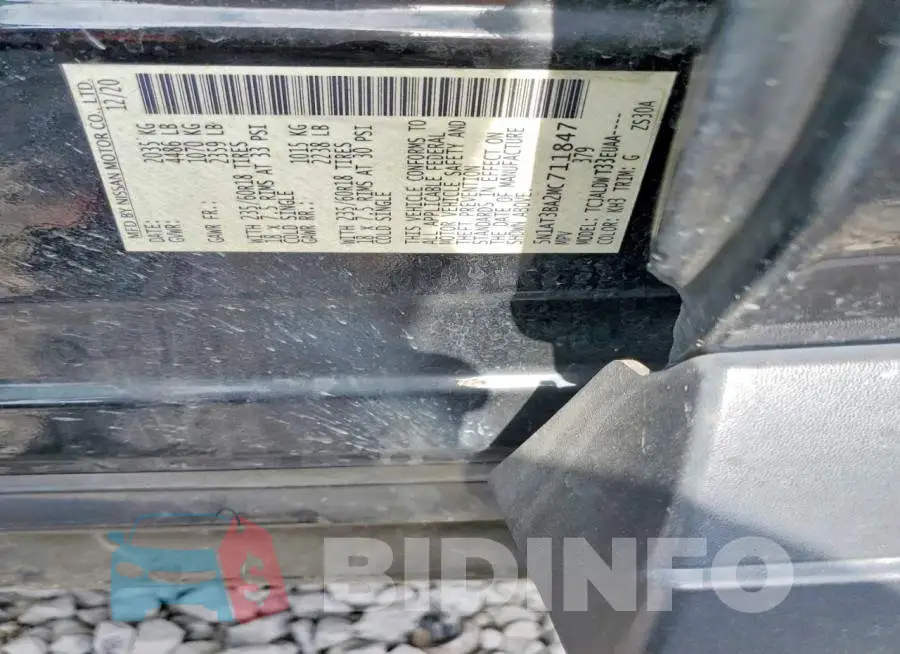 5N1AT3BA2MC711847 Photo# 13