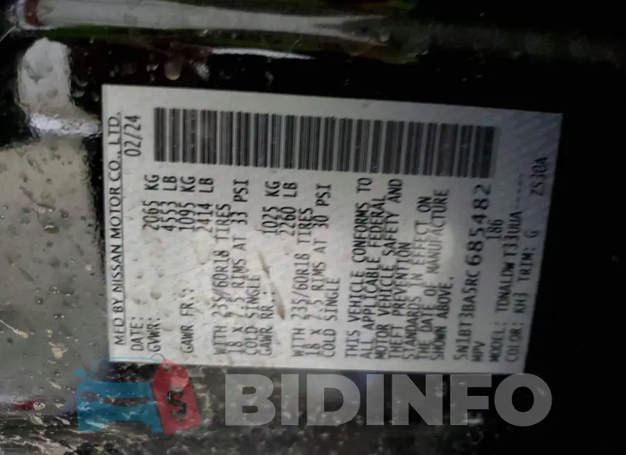 5N1BT3BA5RC685482 Photo# 12