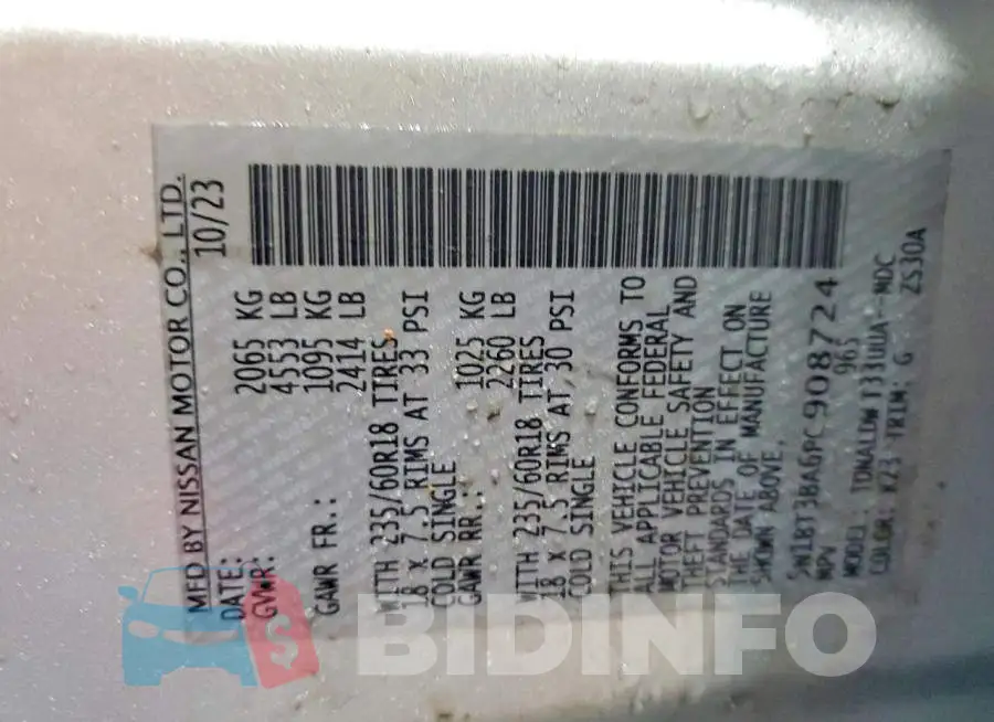 5N1BT3BA6PC908724 Photo# 14