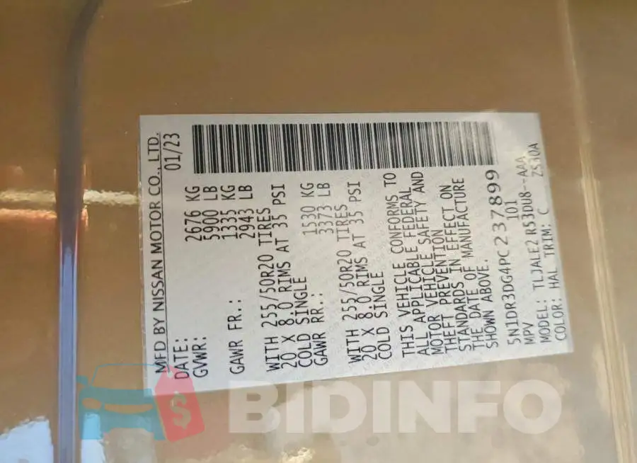 5N1DR3DG4PC237899 Photo# 13