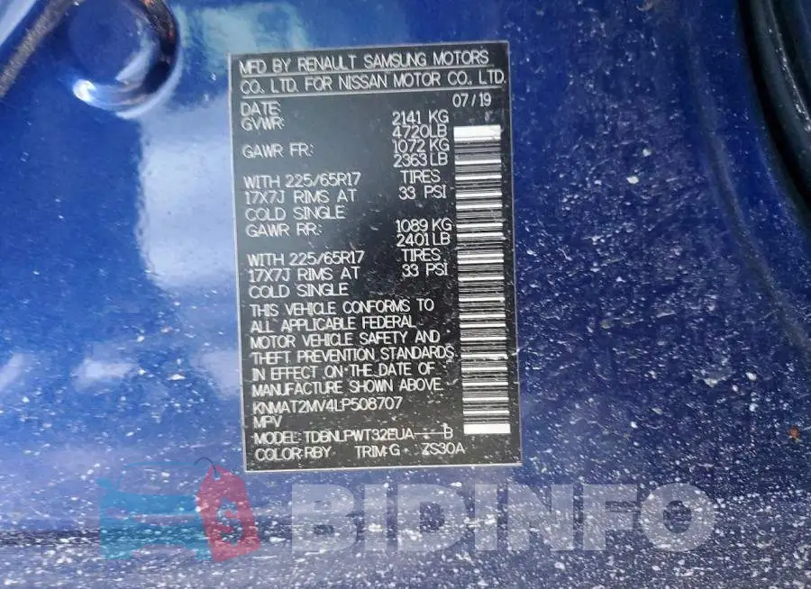 KNMAT2MV4LP508707 Photo# 13