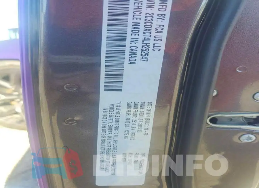 2C3CDXCT4LH252547 Photo# 12