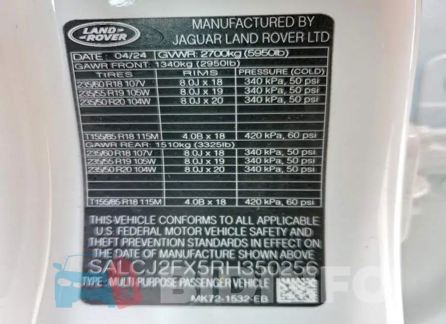 SALCJ2FX5RH350256 Photo# 13