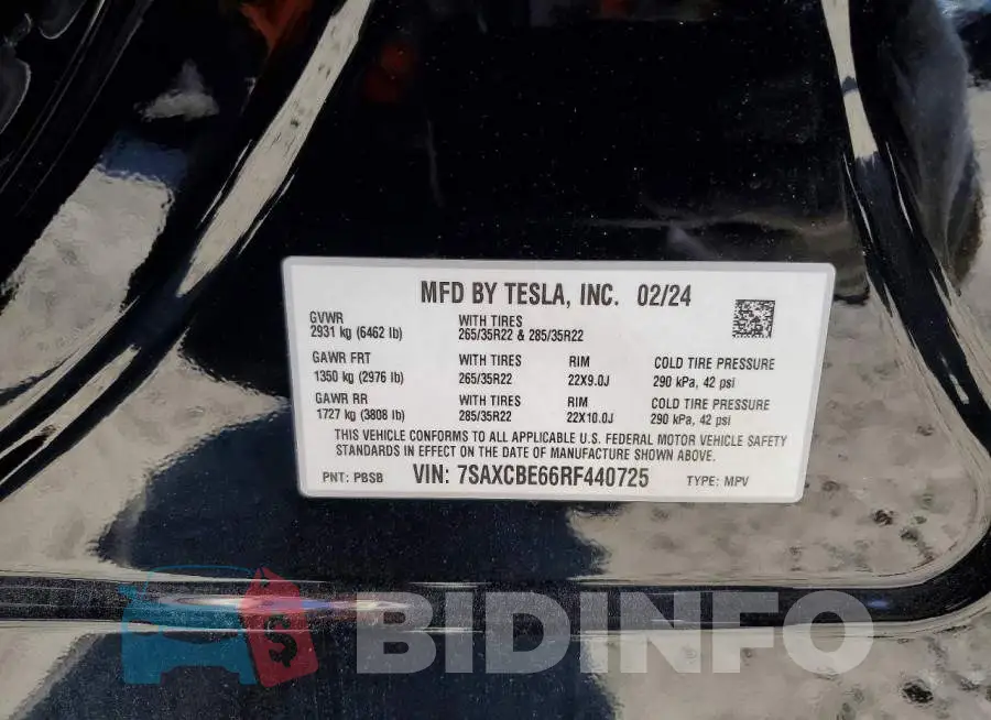 7SAXCBE66RF440725 Photo# 13
