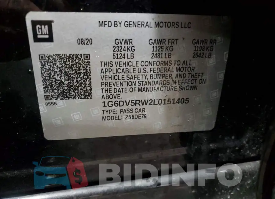 1G6DV5RW2L0151405 Photo# 13