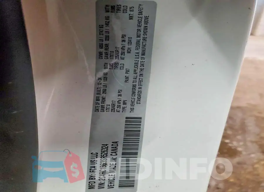 2C4RC1BG3SR526324 Photo# 13