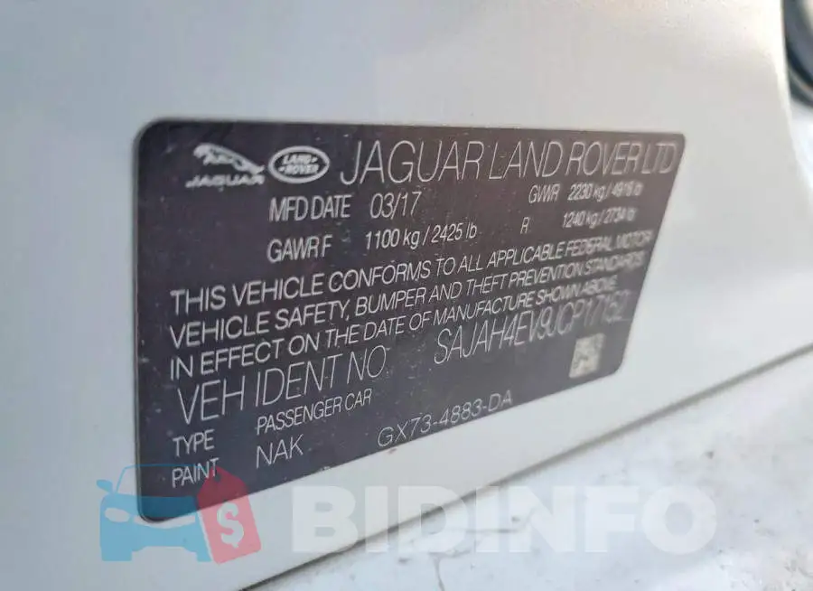 SAJAH4EV9JCP17152 Photo# 12