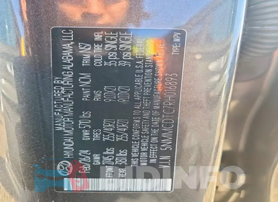 5NMMCDTC7RH016893 Photo# 14