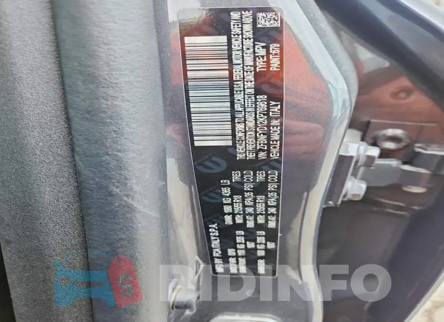 ZFBNFYD12KP769618 Photo# 13