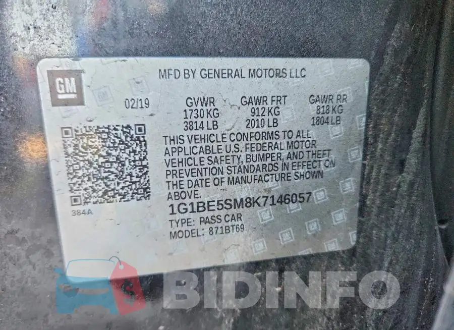 1G1BE5SM8K7146057 Photo# 12