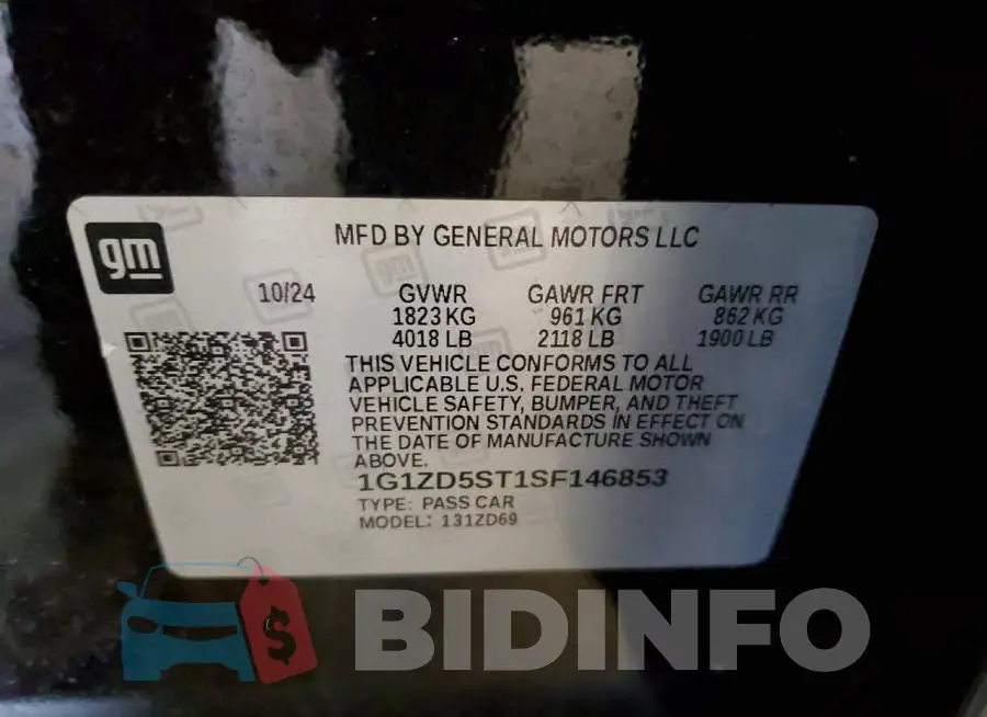 1G1ZD5ST1SF146853 Photo# 12