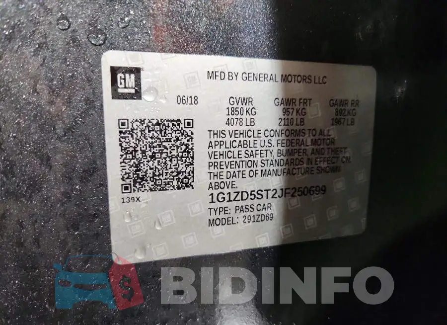 1G1ZD5ST2JF250699 Photo# 12