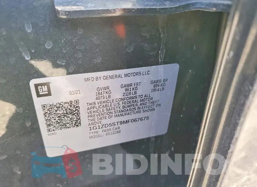 1G1ZD5ST9MF067675 Photo# 12