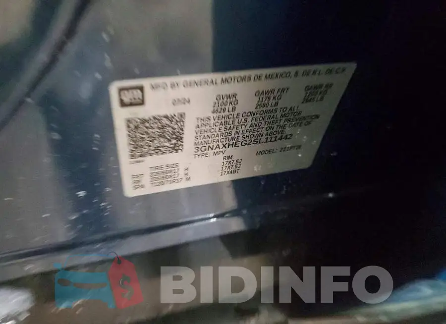 3GNAXHEG2SL111442 Photo# 13