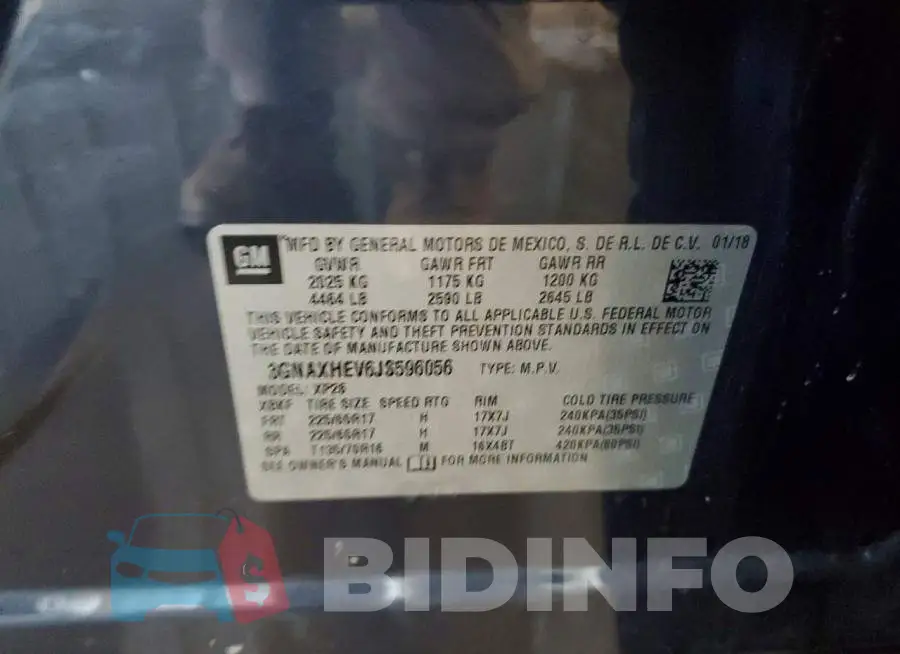 3GNAXHEV6JS596056 Photo# 12