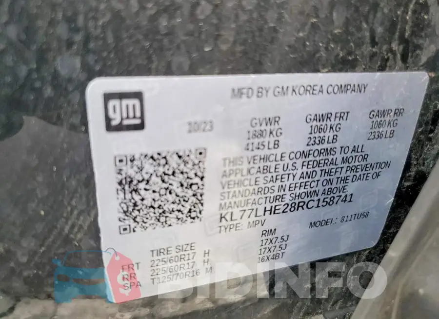 KL77LHE28RC158741 Photo# 14