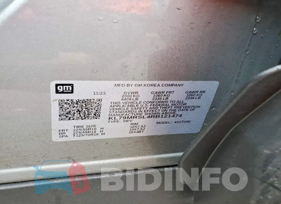 KL79MRSL4RB121474 Photo# 13