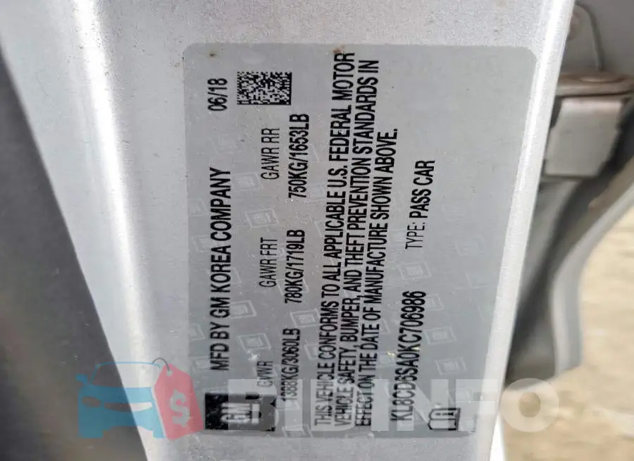 KL8CD6SA0KC706986 Photo# 12