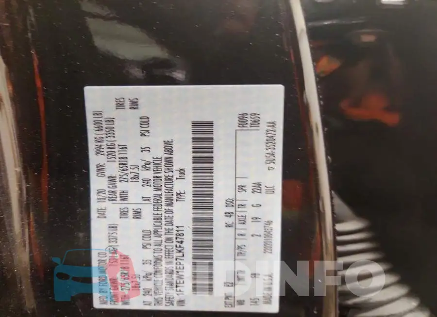 1FTEW1EP7LKF47811 Photo# 12