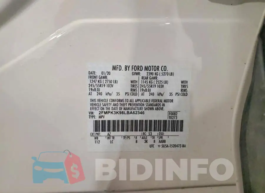 2FMPK3K98LBA62346 Photo# 13
