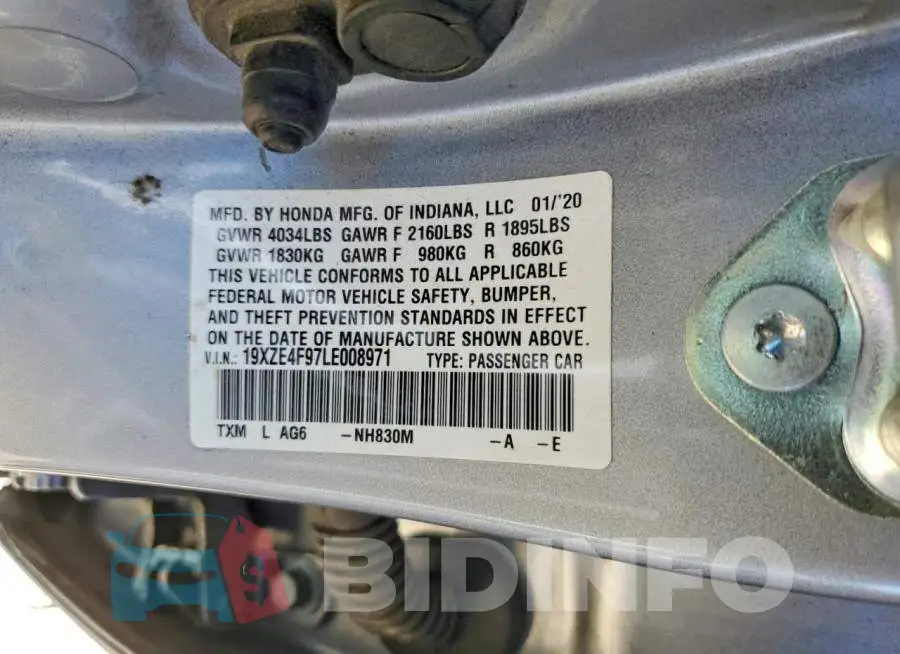 19XZE4F97LE008971 Photo# 12