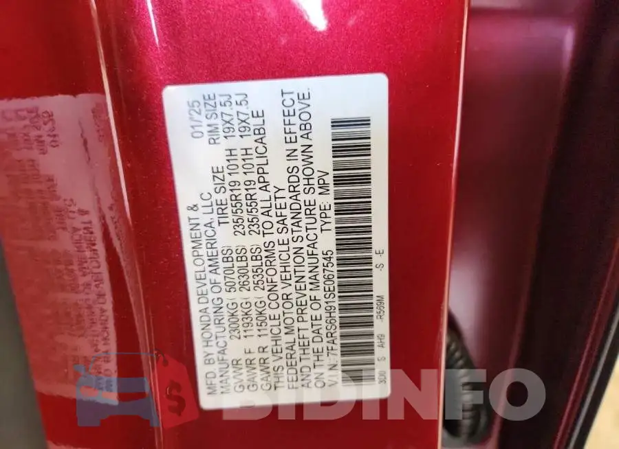 7FARS6H91SE067545 Photo# 13