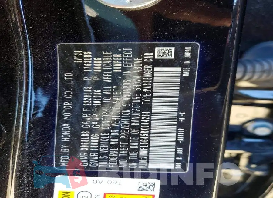 JHMFL5G45RX004264 Photo# 12