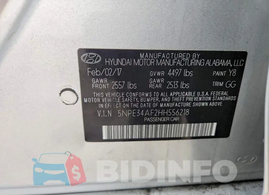 5NPE34AF2HH556218 Photo# 13