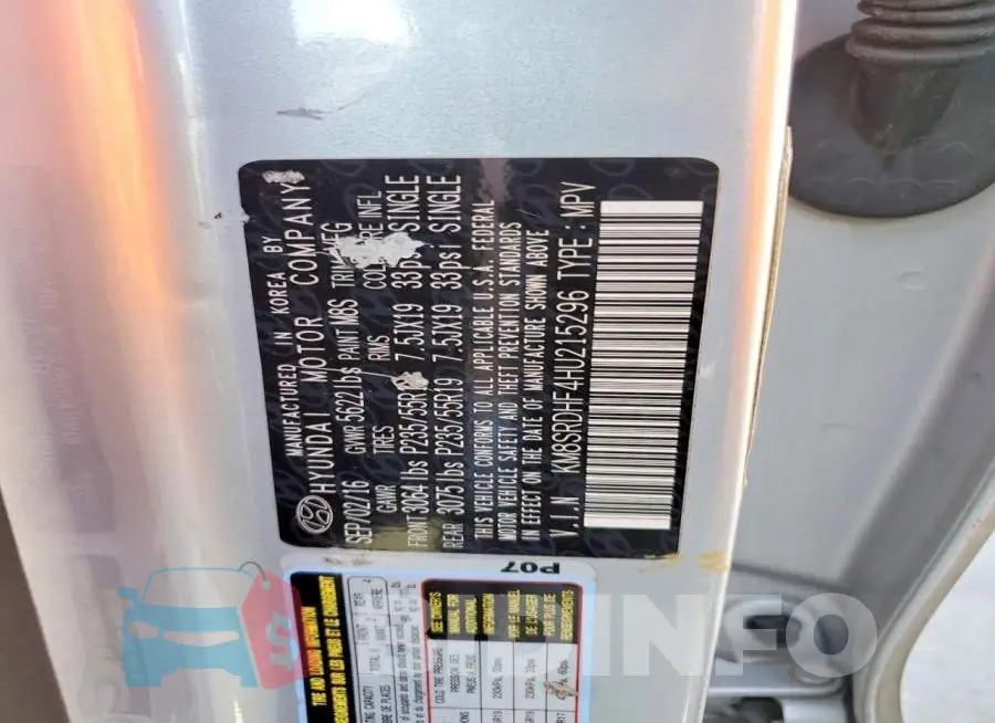 KM8SRDHF4HU215296 Photo# 13