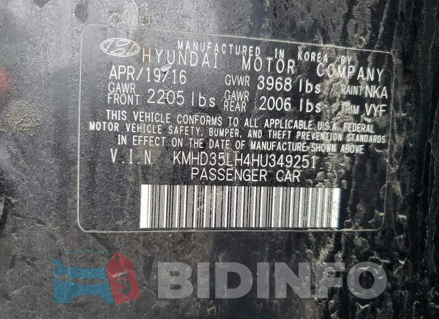 KMHD35LH4HU349251 Photo# 13