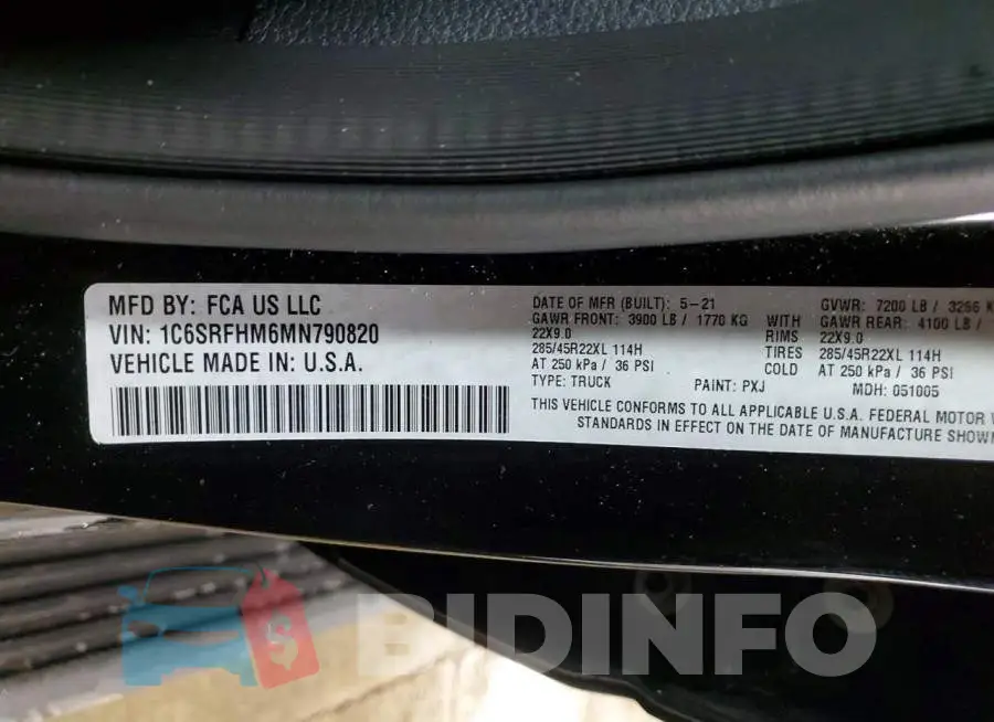 1C6SRFHM6MN790820 Photo# 12