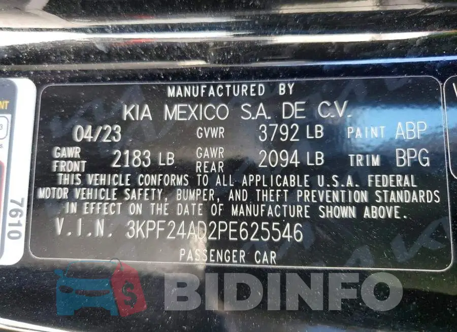 3KPF24AD2PE625546 Photo# 12