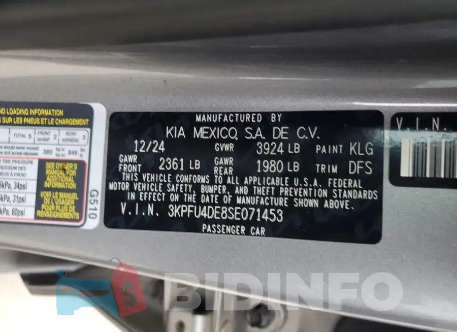 3KPFU4DE8SE071453 Photo# 13