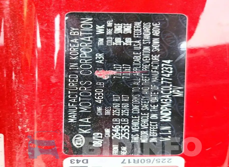KNDPM3AC0L7742374 Photo# 13