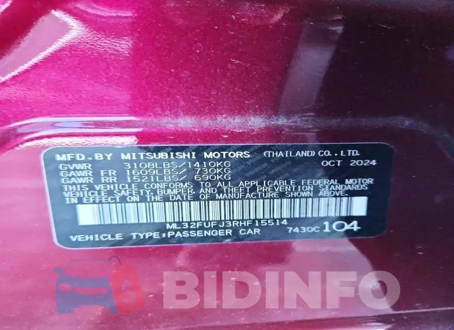 ML32FUFJ3RHF15514 Photo# 12