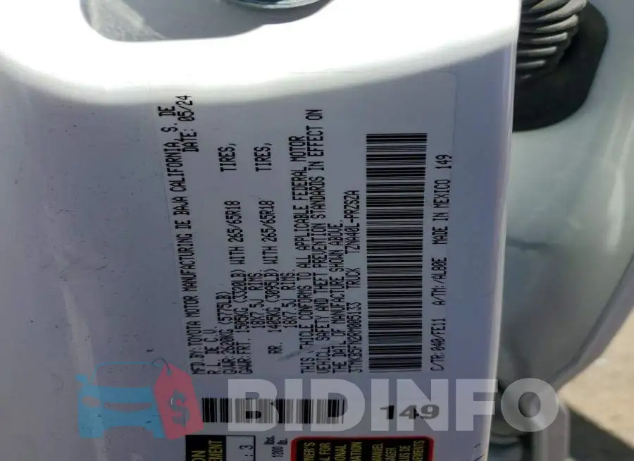3TMKB5FN2RM005133 Photo# 12