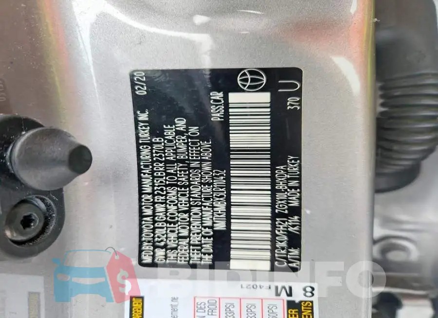 NMTKHMBX3LR110432 Photo# 13