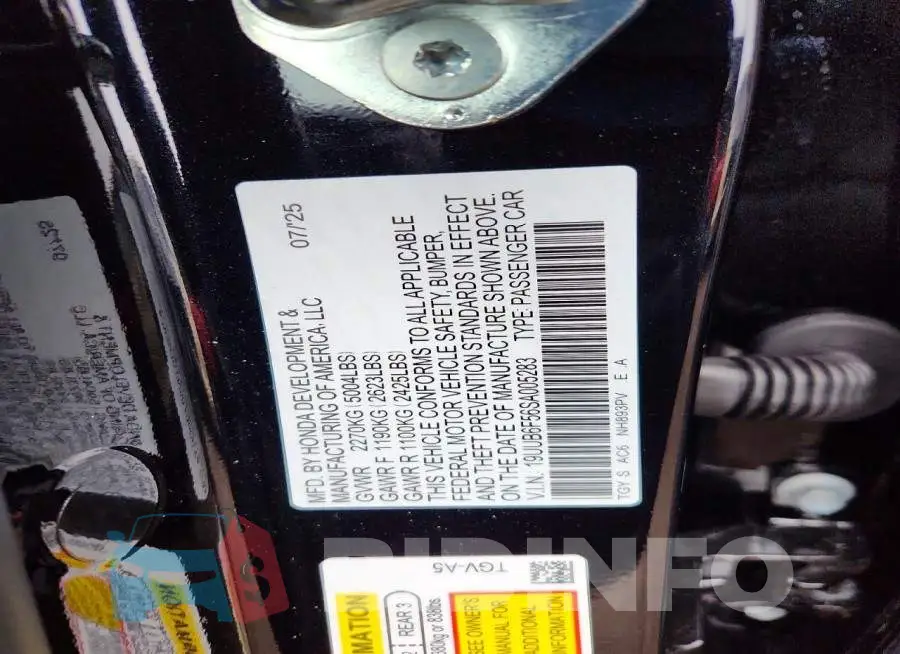 19UUB6F56SA005283 Photo# 12