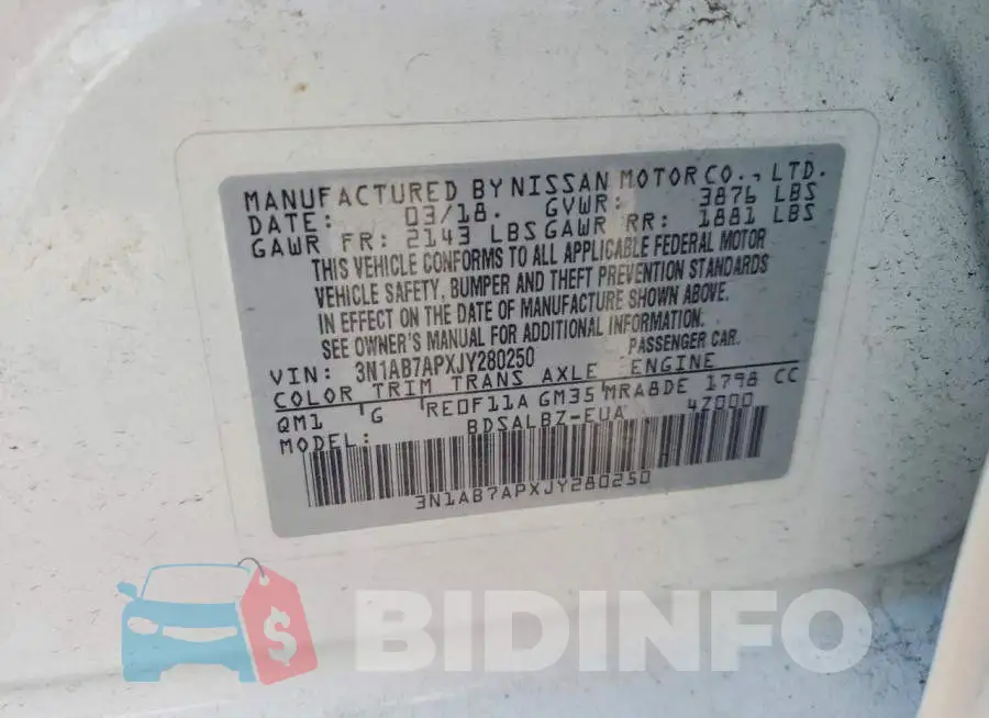 3N1AB7APXJY280250 Photo# 12