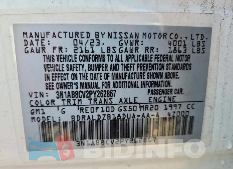 3N1AB8CV2PY262867 Photo# 12